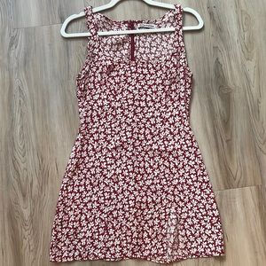 Reformation daisy red mini dress